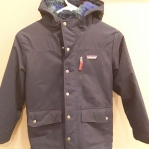 Boys Patagonia Navy Infurno Jacket.